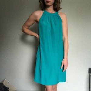 J. crew green shift dress